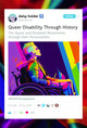 Book cover of: Queer Disability through History. By: Daisy Holder