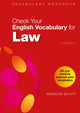Check Your English Vocabulary for Law, All you need to improve your vocabulary 9781399405645 Rawdon Wyatt
