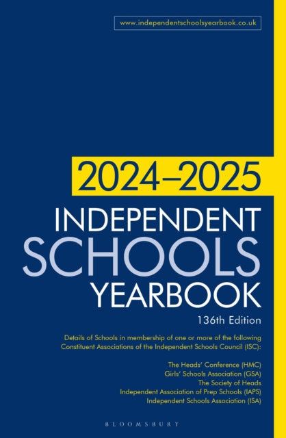 Book cover of: Independent Schools Yearbook 2024-2025