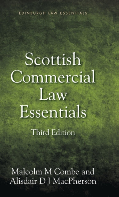 Book cover of: Scottish Commercial Law Essentials. By: Malcolm Combe