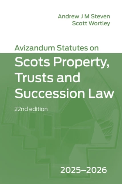 Book cover of: Avizandum Statutes on Scots Property, Trusts and Succession Law