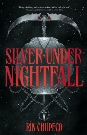 Silver Under Nightfall, an unmissable, action-packed dark fantasy featuring blood thirsty vampire courts, political intrigue, and a delicious forbidden-romance!