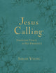 Book cover of: Jesus Calling, Large Text Teal Leathersoft, with Full Scriptures. By: Sarah Young