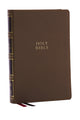 Book cover of: NKJV, Compact Center-Column Reference Bible, Brown Leathersoft, Red Letter, Comfort Print (Thumb Indexed). By: Zondervan