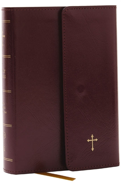 Book cover of: KJV Holy Bible: Compact with 43,000 Cross References, Burgundy Leatherflex with flap, Red Letter, Comfort Print: King James Version. By: Zondervan Publishing Company