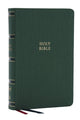 Book cover of: NKJV, Single-Column Reference Bible, Verse-by-verse, Green Leathersoft, Red Letter, Comfort Print (Thumb Indexed). By: Zondervan