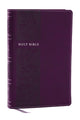 Book cover of: NKJV Personal Size Large Print Bible with 43,000 Cross References, Purple Leathersoft, Red Letter, Comfort Print. By: Zondervan