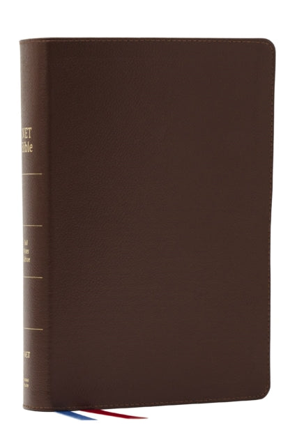 Book cover of: NET Bible, Full Notes Edition (NET, Brown Genuine Leather, Comfort Print)