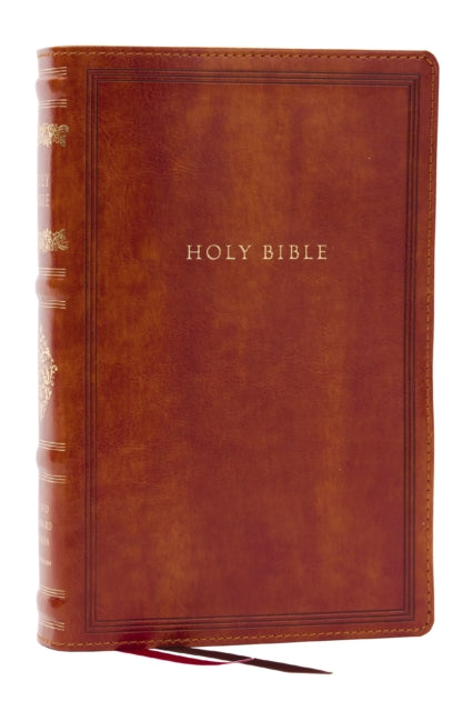 Book cover of: RSV Personal Size Bible with Cross References, Brown Leathersoft, (Sovereign Collection). By: Zondervan