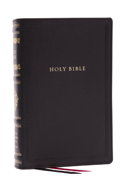 Book cover of: RSV Personal Size Bible with Cross References, Black Genuine Leather, (Sovereign Collection). By: Zondervan
