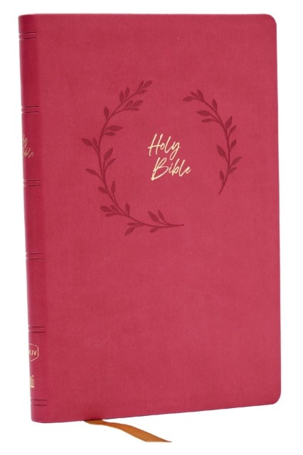 Book cover of: NKJV Holy Bible, Value Ultra Thinline, Pink Leathersoft, Red Letter, Comfort Print. By: Zondervan