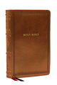 Book cover of: KJV Large Print Reference Bible, Brown Leathersoft, Red Letter, Comfort Print (Sovereign Collection). By: Zondervan