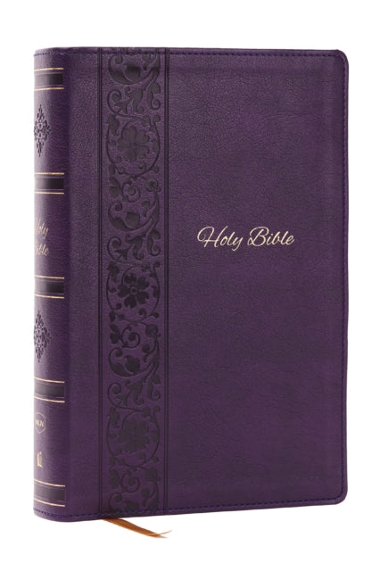 Book cover of: NKJV Bible: Personal Size Giant Print, Purple Leathersoft, Holy Bible, Red Letter, Comfort Print: New King James Version
