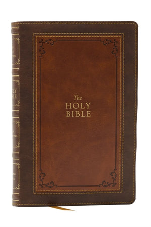 1611 KJV with Apocrypha, Brown Leathersoft