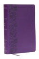 Book cover of: KJV Giant Print End-of-Verse Reference Bible, Purple Leathersoft, Red Letter, Comfort Print
