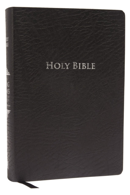 Book cover of: KJV Study Bible, Large Print, Bonded Leather, Black, Red Letter. By: Thomas Nelson Publishing Staff
