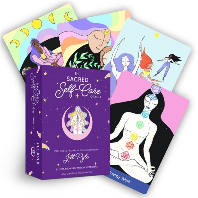 Book cover of: Sacred Self-Care Oracle. By: Jill Pyle