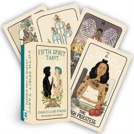 Book cover of: Fifth Spirit Tarot. By: Charlie Claire Burgess