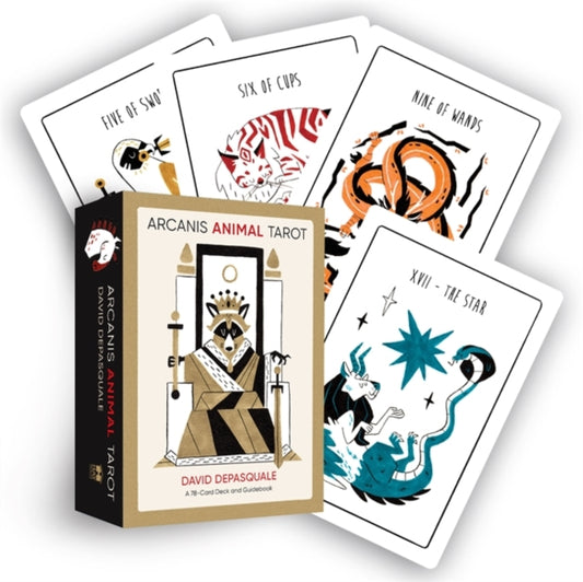 Book cover of: Arcanis Animal Tarot