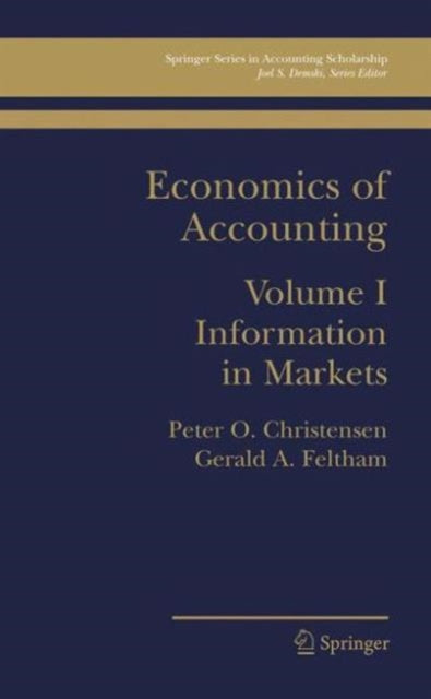 Book cover of: Economics of Accounting. By: Peter O Christensen