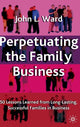 Book cover of: Perpetuating the Family Business. By: John Ward