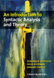 Book cover of: Introduction to Syntactic Analysis and Theory