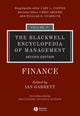 Book cover of: Blackwell Encyclopedia of Management, Finance