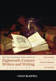 Book cover of: Wiley-Blackwell Encyclopedia of Eighteenth-Century Writers and Writing 1660 - 1789