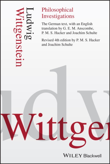 Book cover of: Philosophical Investigations. By: Ludwig Wittgenstein