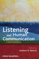 Book cover of: Listening and Human Communication in the 21st Century