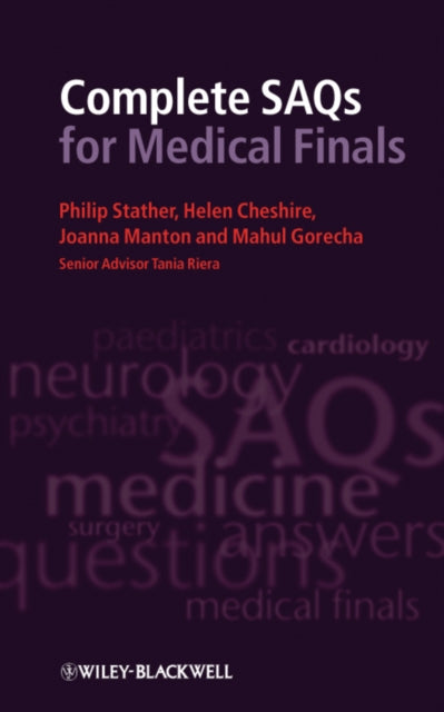 Book cover of: Complete SAQs for Medical Finals