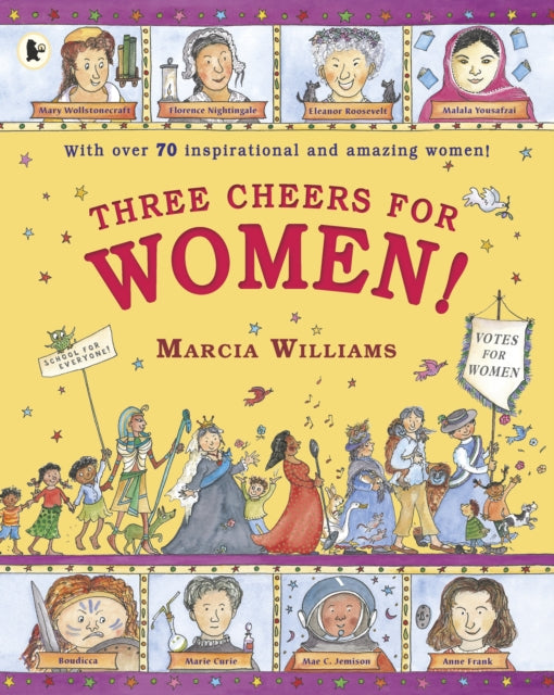 Book cover of: Three Cheers for Women!. By: Marcia Williams