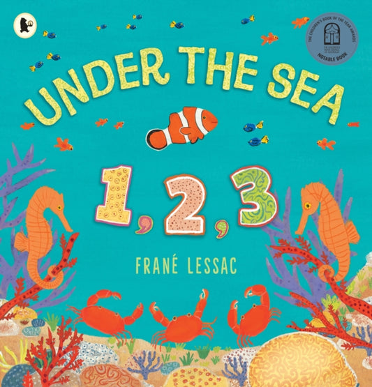 Book cover of: Under the Sea 1 2 3. By: Frané Lessac