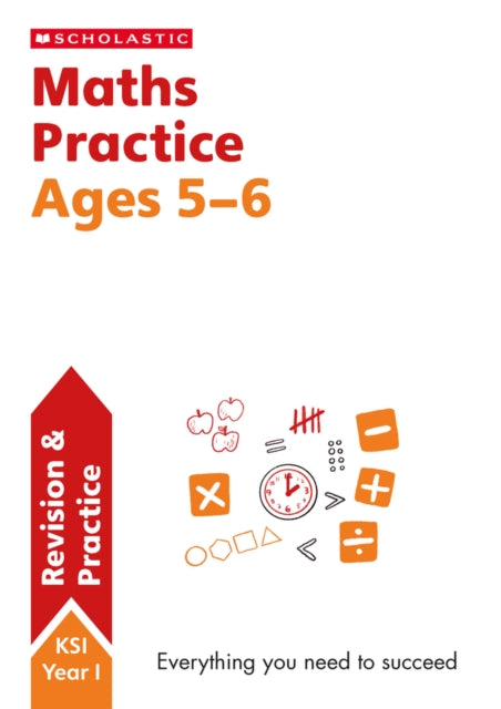 Book cover of: National Curriculum Maths Practice Book for Year 1. By: Scholastic Staff