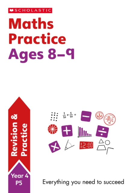 Book cover of: National Curriculum Maths Practice Book for Year 4. By: Scholastic Staff