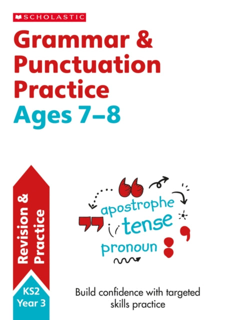 Book cover of: Grammar and Punctuation Practice Ages 7-8. By: Paul Hollin