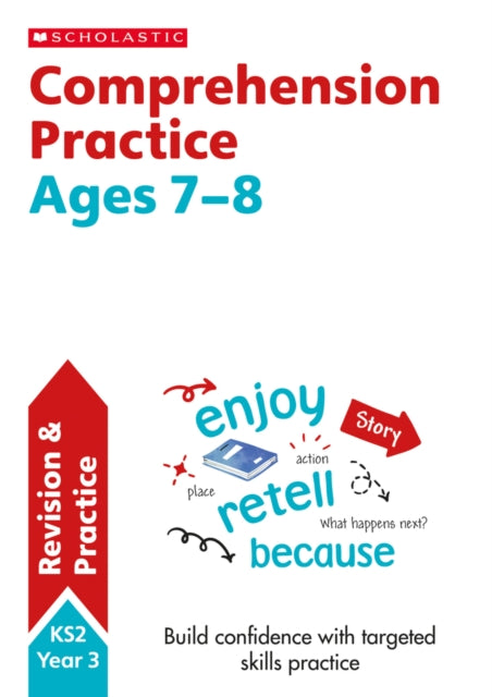 Book cover of: Comprehension Practice Ages 7-8. By: Donna Thomson