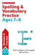 Book cover of: Spelling and Vocabulary Practice Ages 7-8. By: Christine Moorcroft