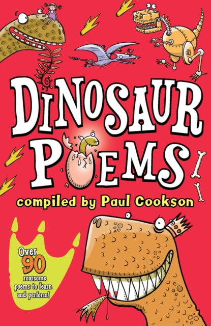 Book cover of: Dinosaur Poems. By: Paul Cookson