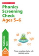 Book cover of: Phonics Screening Check Ages 5-6. By: Wendy Jolliffe