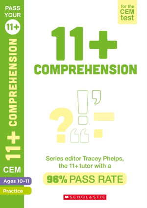 11+ English Comprehension Practice and Assessment for the CEM Test Ages 10-11