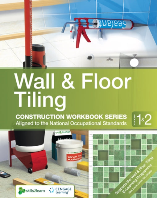 Book cover of: Wall and Floor Tiling. By: Skills2Learn Staff