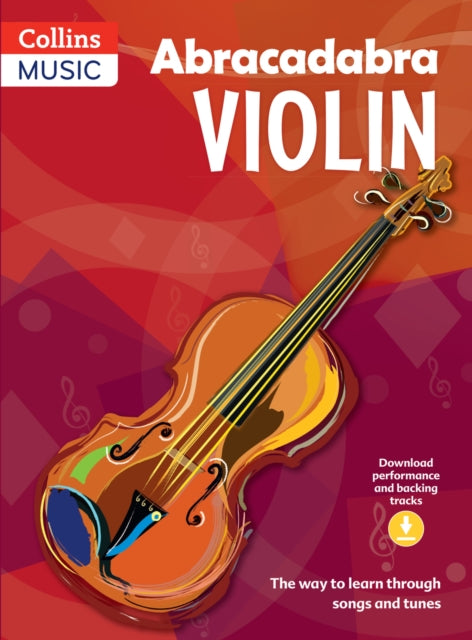 Book cover of: Abracadabra Violin (Pupil's book + Download). By: Peter Davey