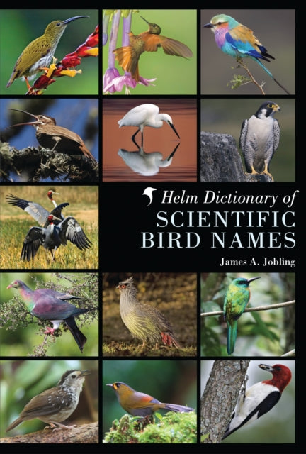 Book cover of: Helm Dictionary of Scientific Bird Names. By: James A. Jobling