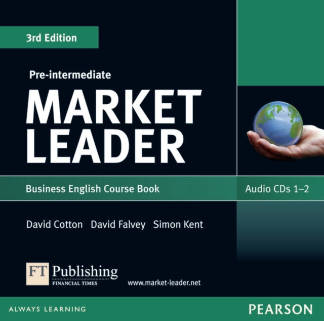 Book cover of: Market Leader 3rd edition Pre-Intermediate Audio CD (2). By: David Cotton