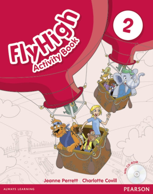 Book cover of: Fly High Level 2 Activity Book and CD ROM Pack. By: Katherina Stavridou