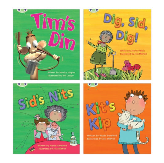 Book cover of: Learn to Read at Home with Bug Club Phonics: Pack 1 (Pack of 4 fiction books). By: Mónica Hughes