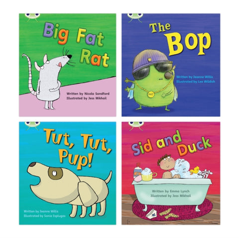 Learn to Read at Home with Bug Club Phonics: Pack 2 (Pack of 4 fiction books)