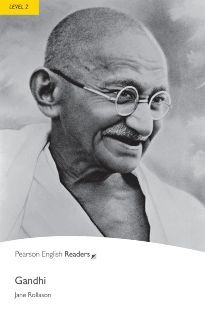 Book cover of: L2:Gandhi Book & MP3 Pack. By: Jane Rollason