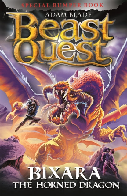 Book cover of: Beast Quest: Bixara the Horned Dragon. By: Adam Blade